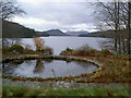 Lily pond and Loch Ossian