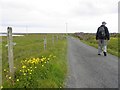 B8446 : Country road, Tory Island by Kenneth  Allen
