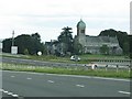 The Sacred Heart RC Church, Cloghoge viewed from the A1 turn-off