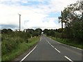 The B8 at the approach to the crossroads with Ryan and Edenmore roads