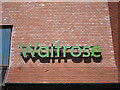 Waitrose sign