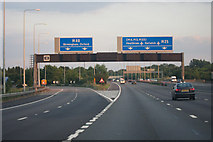 TQ0186 : M25 junction 16 by Oast House Archive