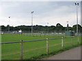 ST5677 : Hockey pitches, Coombe Dingle sports complex by HelenK