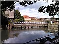 Weir on the Grand Union Canal by Brentford Dock