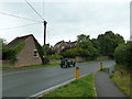 Vintage car just past the Blue Bell at Liss