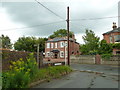 Looking out from Church Street onto the B3006