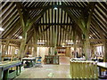 Inside the minor barn, Abbey Farm Barns off Abbey Fields, Faversham