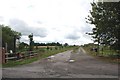 Entrance to Knowle Farm,  Lea Heath