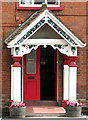 The White Swan public house, Halesworth (entrance)