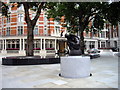 TQ2880 : Statue outside Connaught Hotel Carlos Place Mayfair by PAUL FARMER