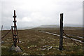 NH8211 : Old gateposts on Carn nan Suilean Dubha by Dorothy Carse