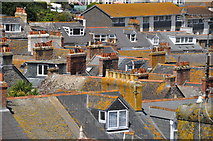 SW5140 : St Ives : Rooftops by Lewis Clarke