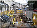 Replacing gas mains, the Parade