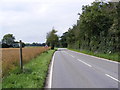 TM4464 : B1122 Abbey Road & the footpath to Abbey Lane by Geographer
