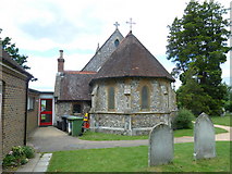SU4918 : St Thomas's graveyard, Fair Oak (G) by Basher Eyre