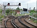 TQ2775 : Signals at Clapham Junction Station by Christine Johnstone