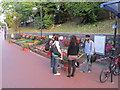 Garden at North Acton tube station