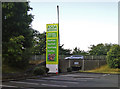 Asda sign in car park, New Road, Kidderminster