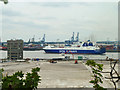 Thames view over demolished cement works