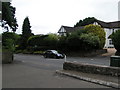 A48 entering Chepstow, at the Texaco garage