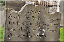 J2664 : Headstone, Lisburn cathedral (1) by Albert Bridge