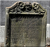 J2664 : Headstone, Lisburn Cathedral (2) by Albert Bridge