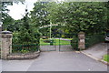 Park gates at Chadderton Hall Park