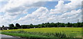 Fields and railway near Witham