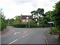 B4096 Bromsgrove, Junction with Greenhill As It Enters Lickey & Blackwell Parish