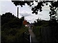 Tram level crossing on the path leading into South Norwood Country Park