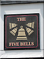 The Five Bells sign