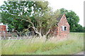 An old Barn on a modern Farm