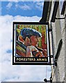 The Foresters Arms (2) - sign, 2 Wilton Road, Great Malvern