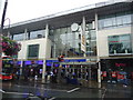 Entrance to Fulham Broadway underground station and shopping centre