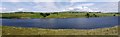 NY9321 : Grassholme Reservoir panorama from south bank by Andrew Curtis