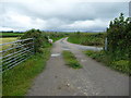 Field access track off the lane