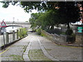 The barge-loading slipway by Putney Bridge