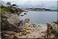 The coast outside Brixham Harbour