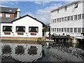 Courtauld Mill and River Colne, Halstead