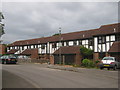 Mock Tudor houses on Harvesters Way