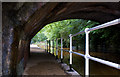 The Bridgewater canal winds its way out of Worsley hidden from the roads above