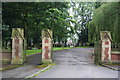 The gates of Royton Cemetery