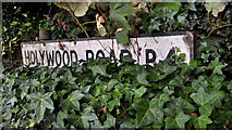 J3876 : Holywood Road sign, Belfast by Albert Bridge