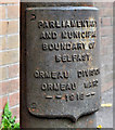 Boundary post, south Belfast (2)