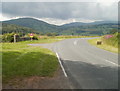 Hill view from a bend in the A40 west of Bwlch