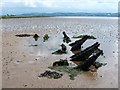 NS3278 : Remains of a boat by Lairich Rig