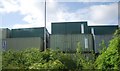 Containers by the railway line