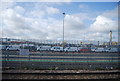 Parked Transits, Purfleet Thames Terminal