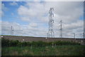 Pylons on the edge of Rainham Marshes