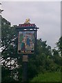 The Flask pub sign, West Hill Park N6